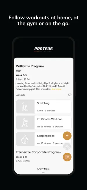 Proteus Athletic Club screenshot 3