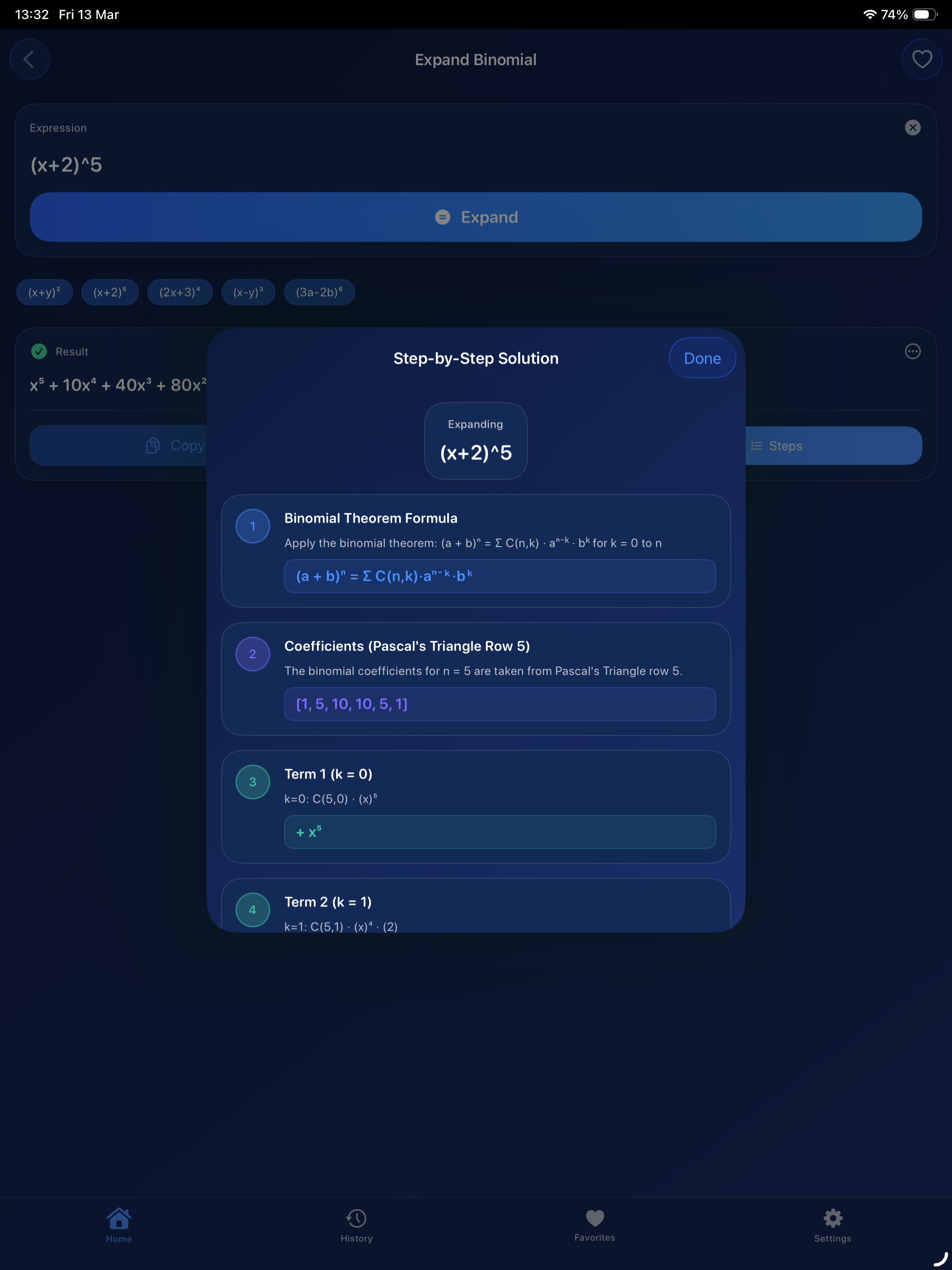 Binomial Toolkit: Math Solver