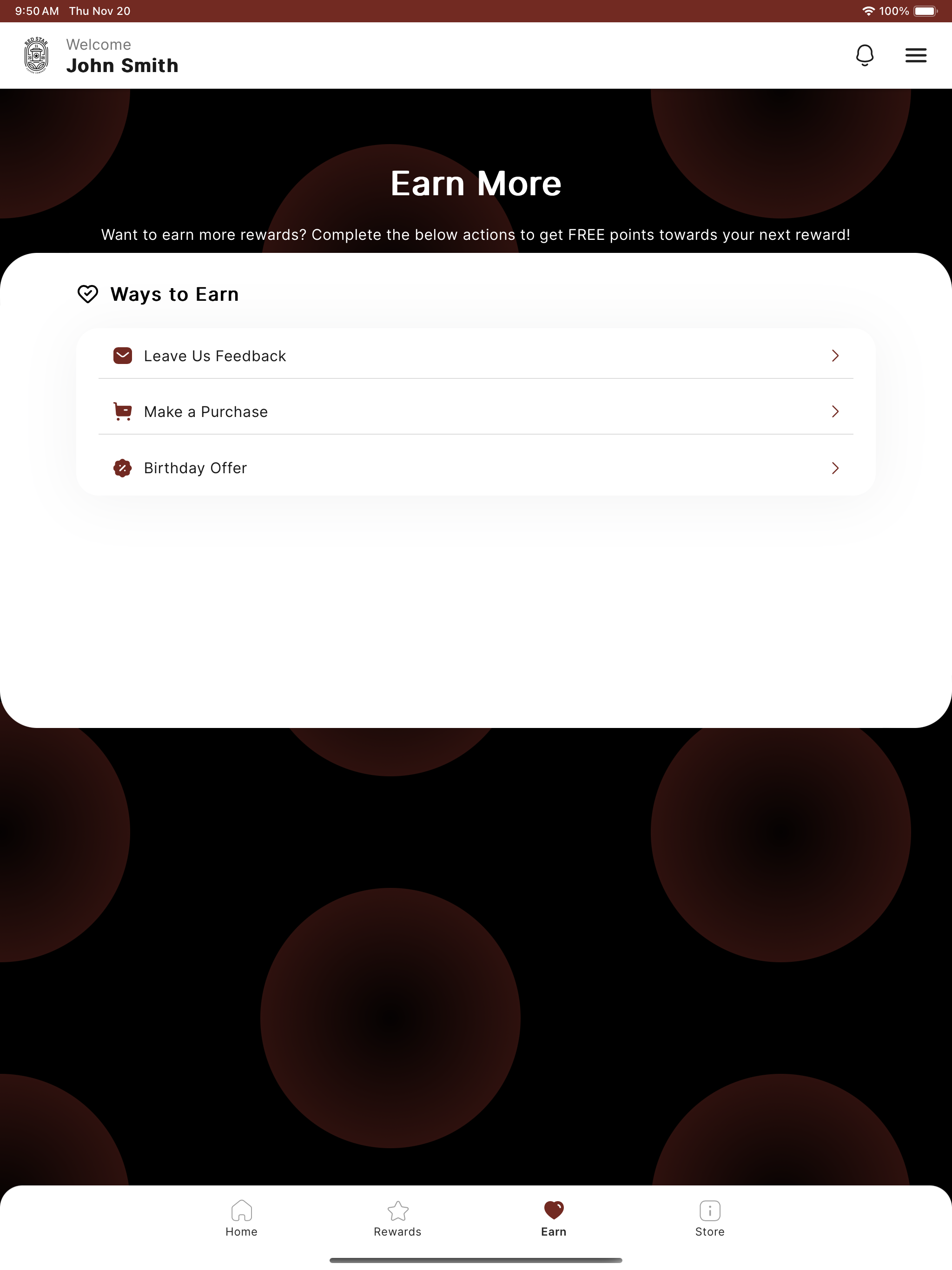 Red Star Coffee Rewards screenshot 6