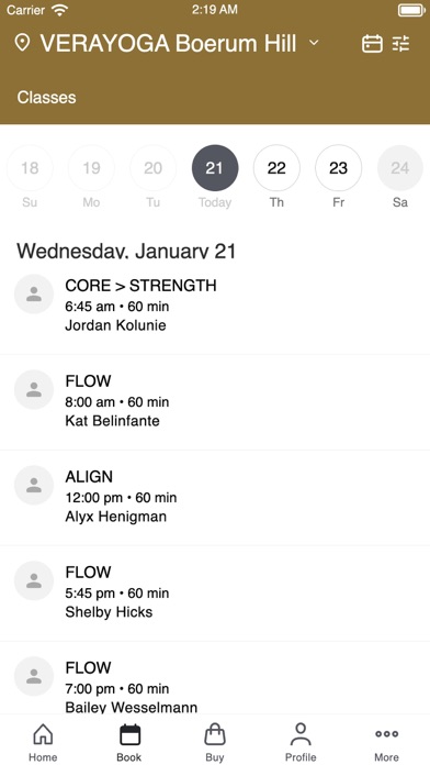 Screenshot #2 pour VERAYOGA - A Hot Yoga Joint