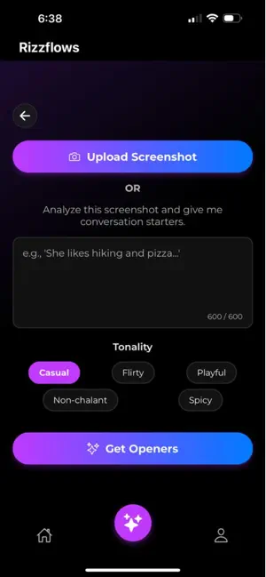 Rizzflows: Rizz Assistant screenshot 2