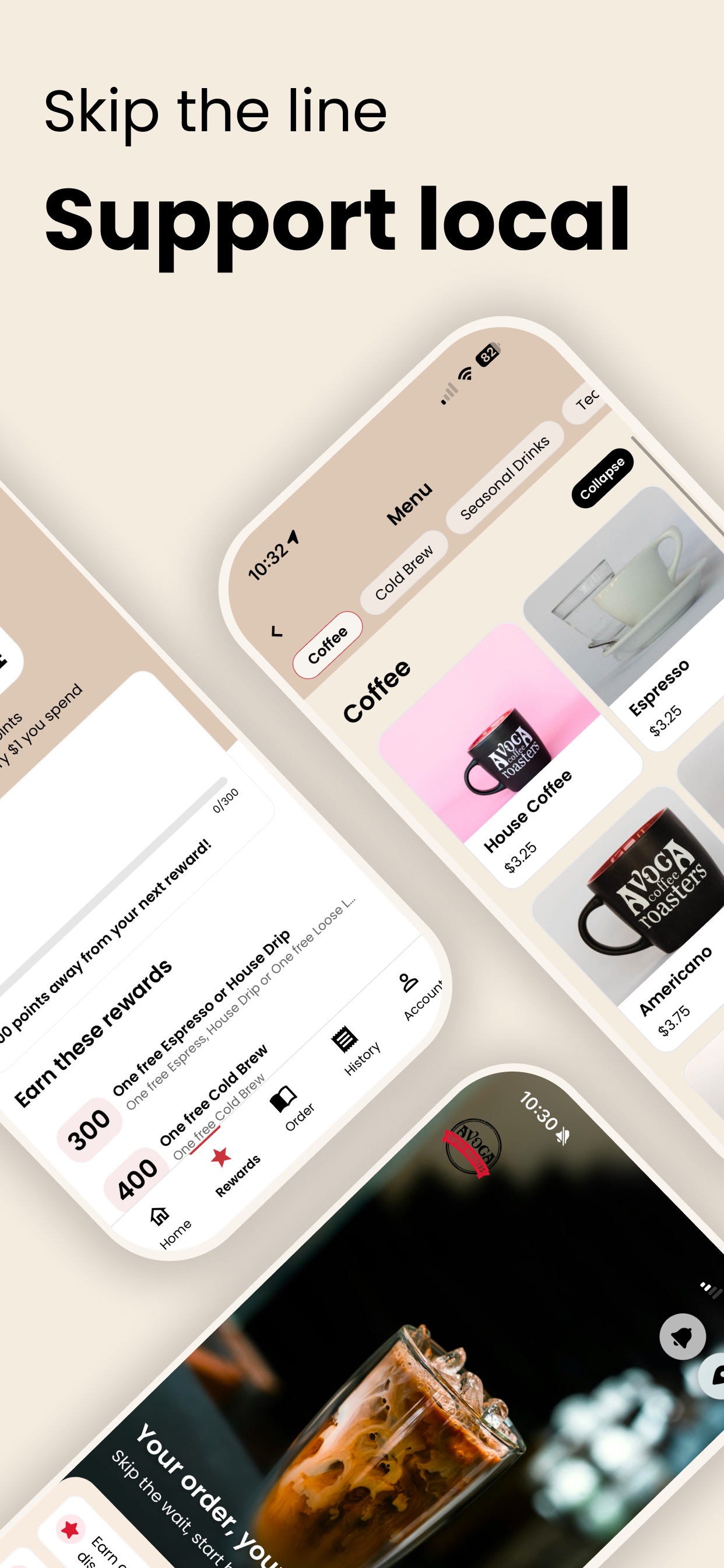 Screenshot 1 of Avoca Coffee