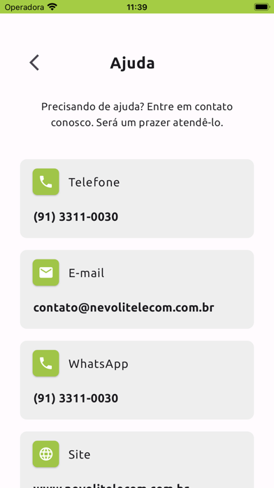 Nevoli Cliente Screenshot
