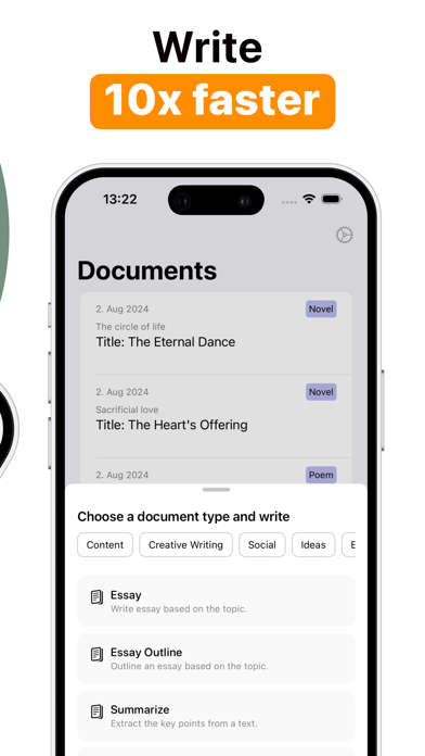 AI Writing Assistant - InkMind Screenshot