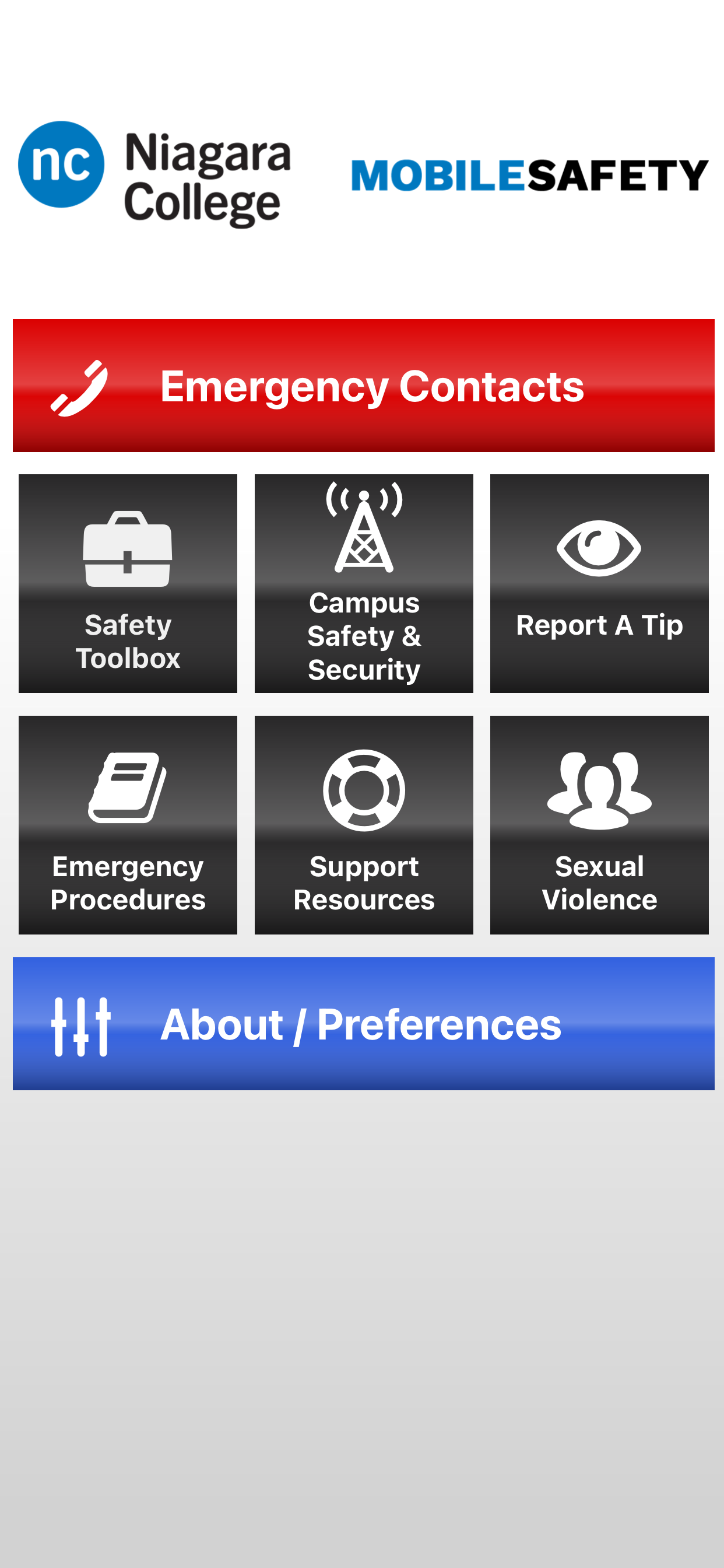 Mobile Safety Niagara College