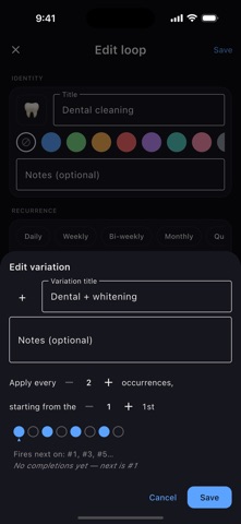 Again - Recurring Tracker Screenshot 2 of 5