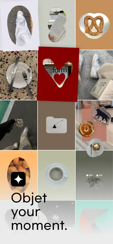 Objet - Cut mask collage maker screenshot 1