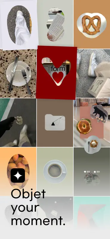 Objet - Cut mask collage maker screenshot 1 of 7