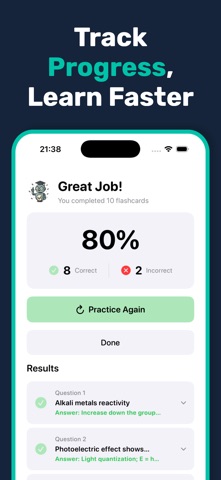 Chemistry Solver: AI Helper iPhone screenshot