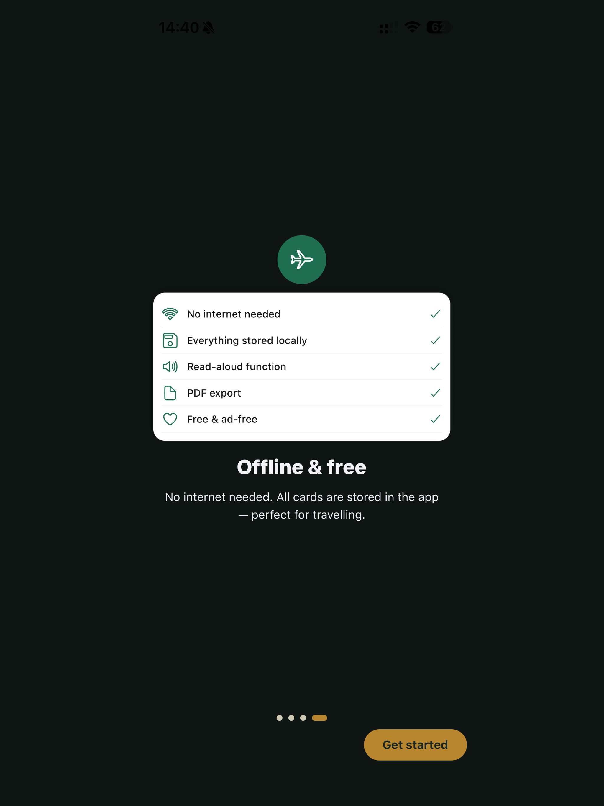 Gluten Free Travel Card screenshot 17