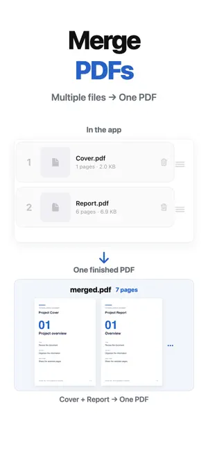 PDF Merger & Splitter: Combine screenshot 1