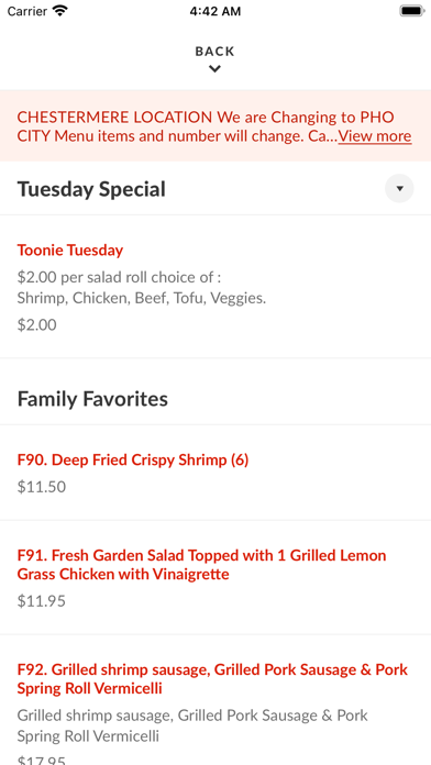 Pho City Chestermere Screenshot