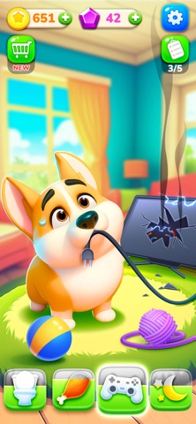 Talking Dog – Virtual Pet Game iPhone screenshot