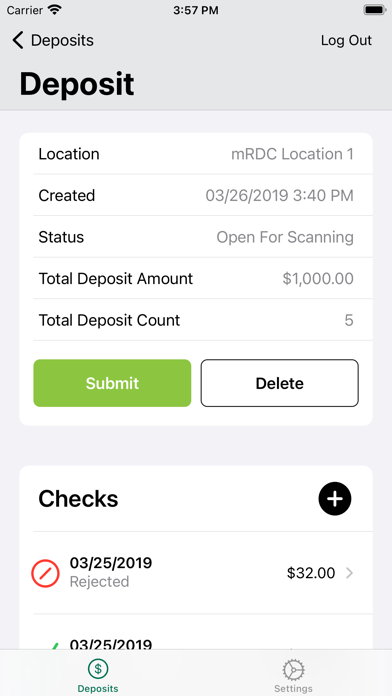 DEPOSITpro on the GO Screenshot