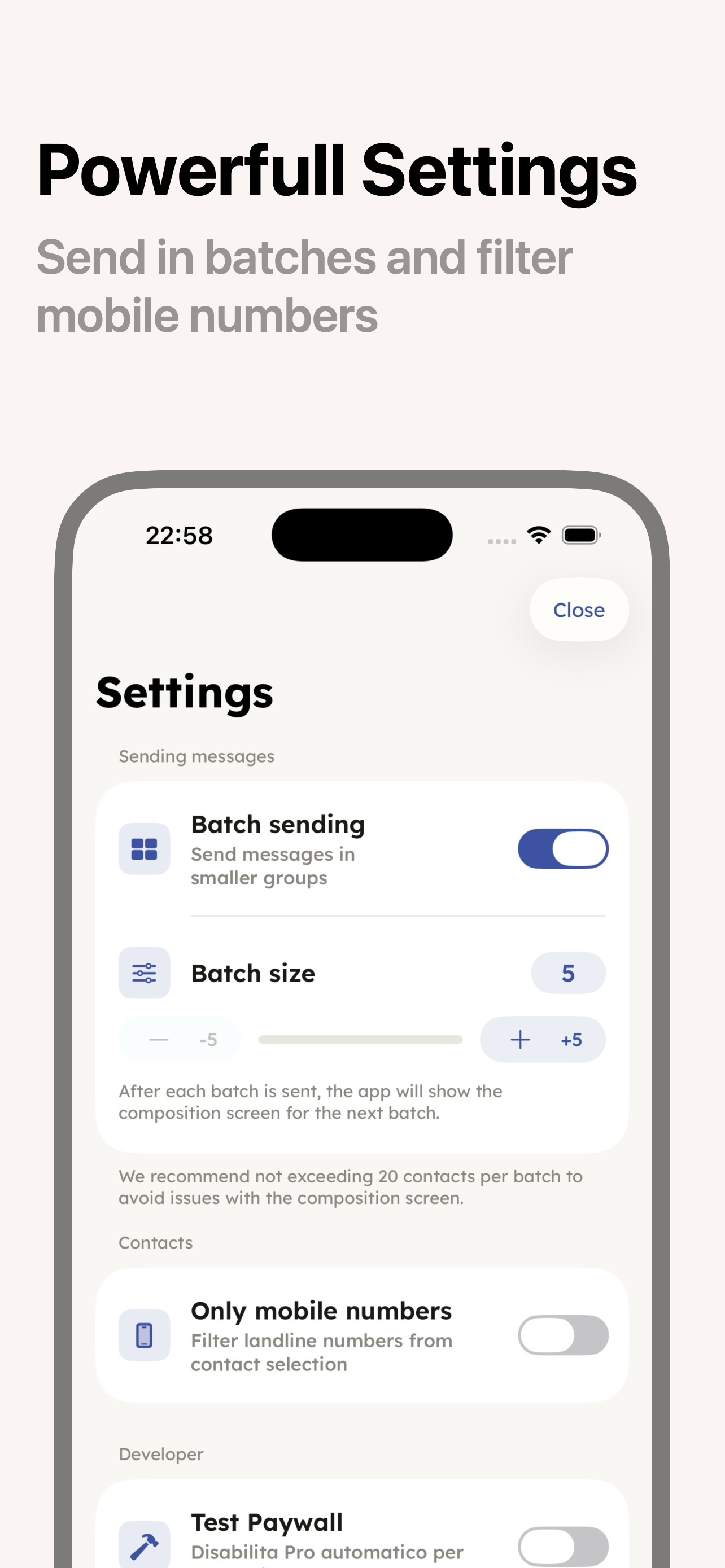 Group SMS 3: Bulk Text & SMS