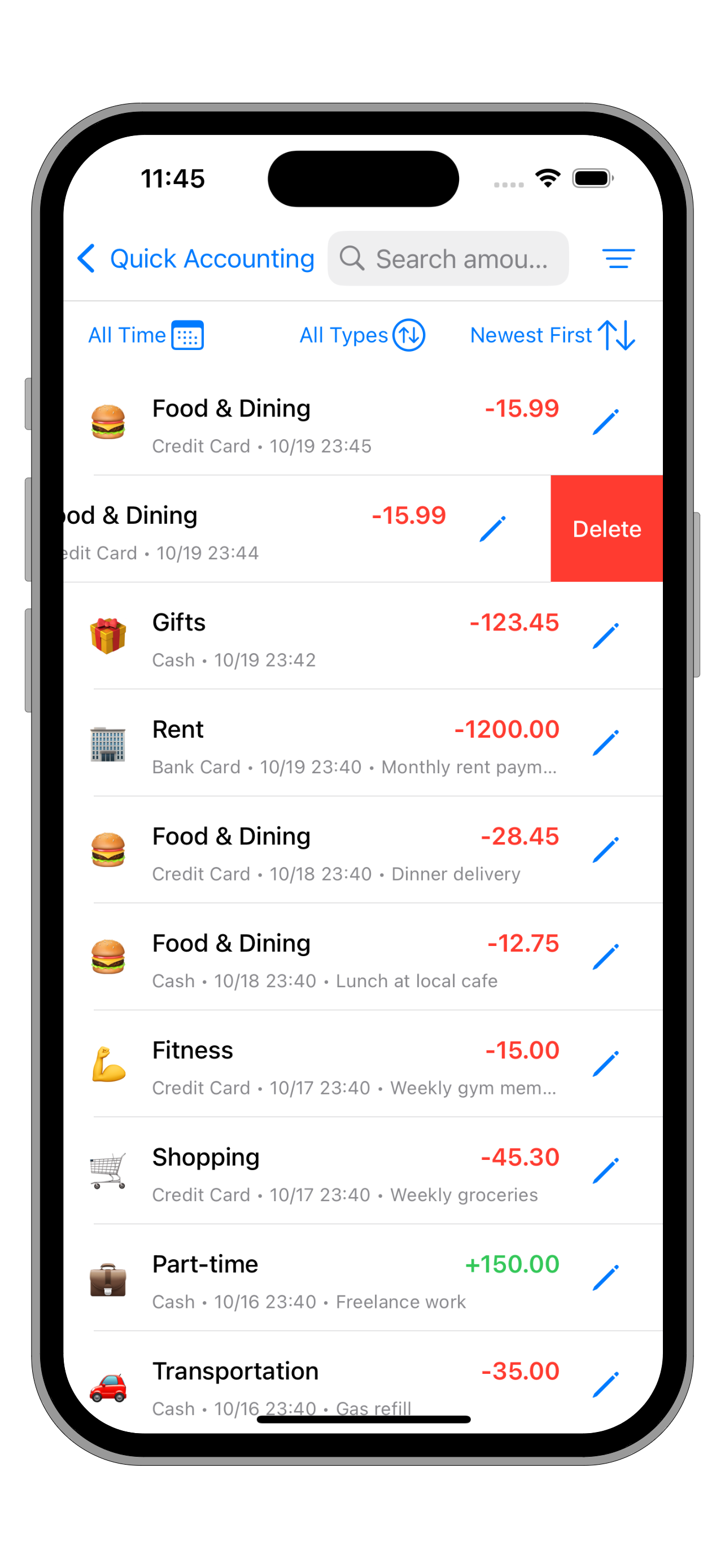 Wallet Money Manager-Expenses screenshot 4