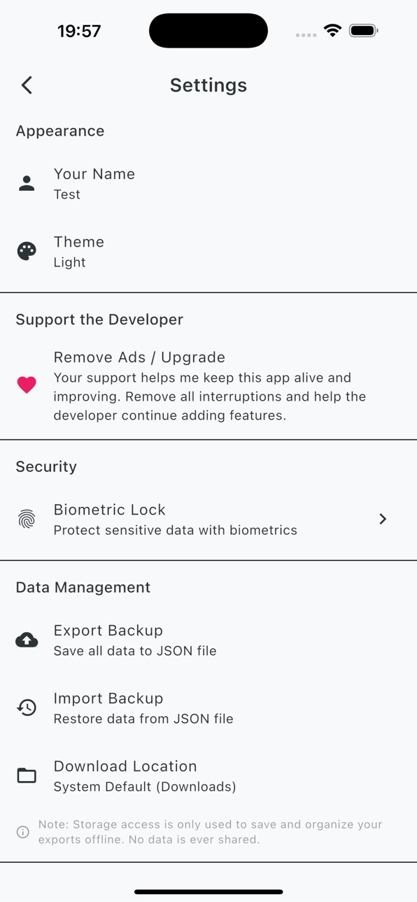 iPhone screenshot