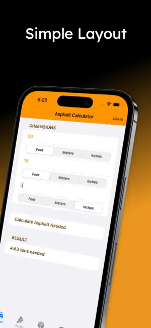 Asphalt Calculator Pro screenshot 2