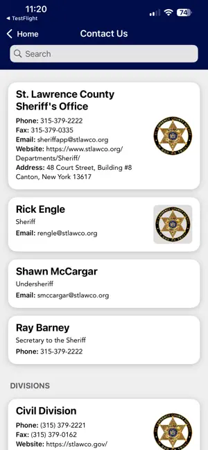 St. Lawrence County Sheriff screenshot 2