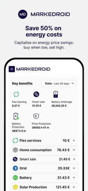 Markedroid screenshot 2