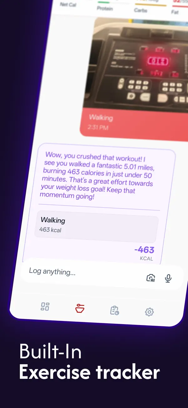 Screenshot #3 pour Calur: AI Calorie Tracker