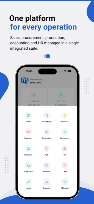 myroERP screenshot 1