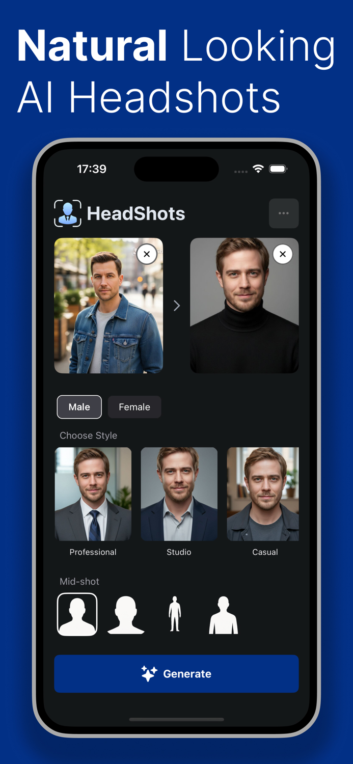 Professional Headshots AI