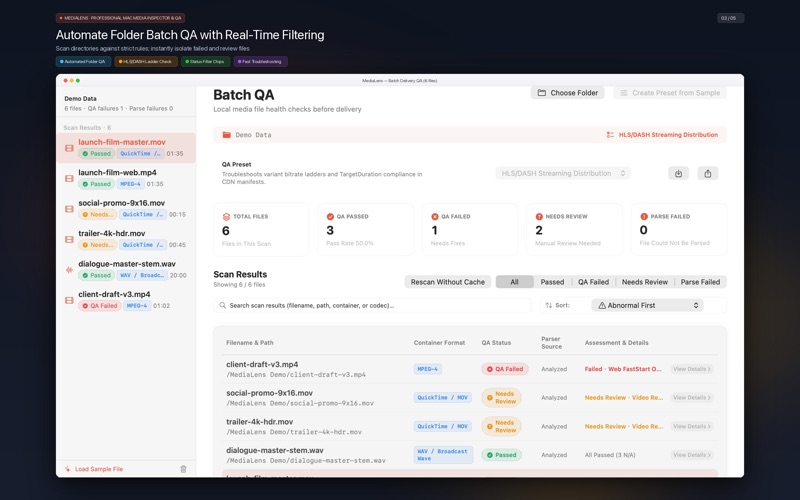 MediaLens Video Inspector & QA screenshot 3