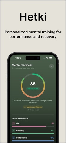 Hetki: Mental training & sleep Screenshot 1 of 8