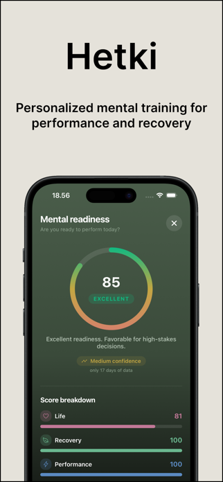 Hetki: Mental training & sleep Screenshot 1 of 8
