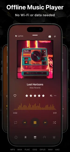MP3 Music Player: OfflineTunes iPhone screenshot 3