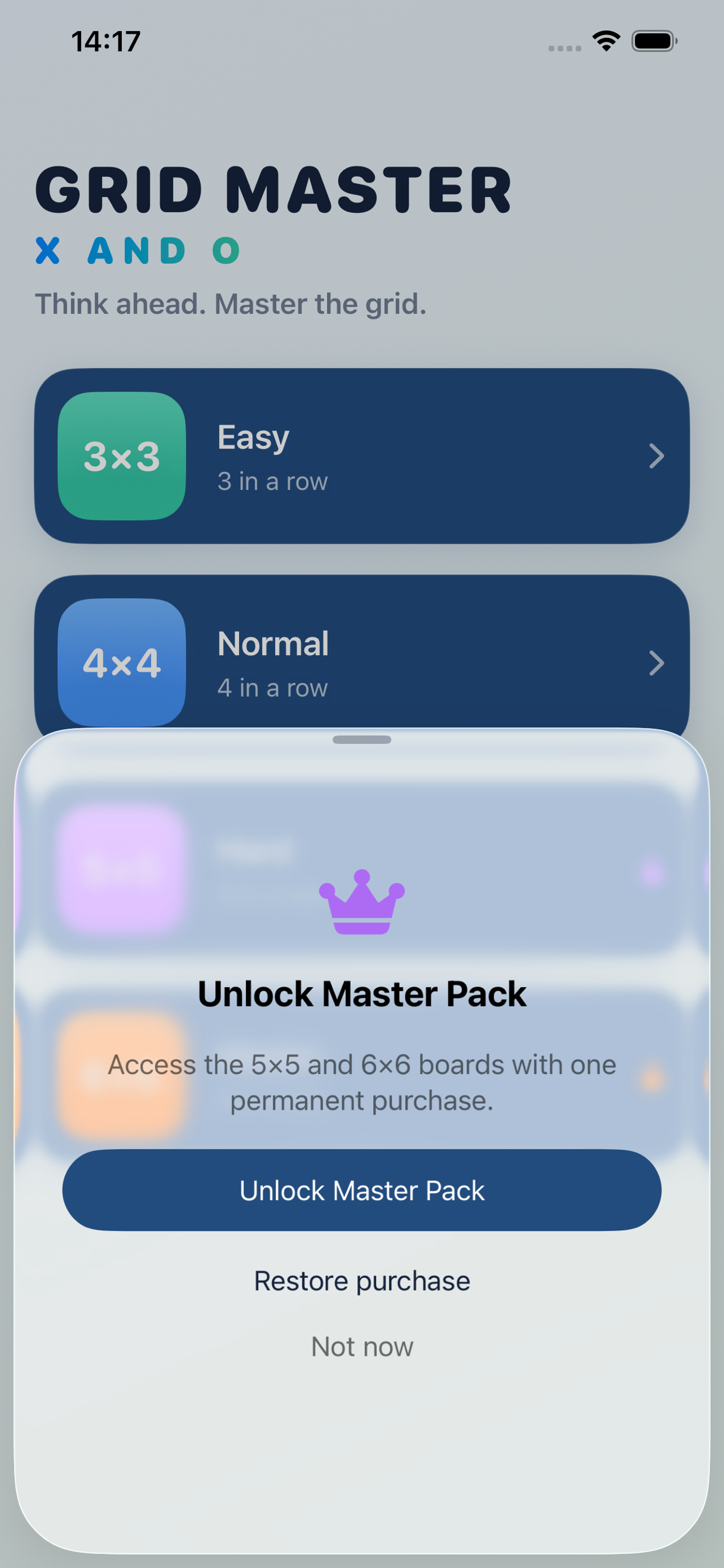 Grid Master X and O screenshot 5