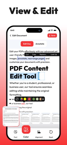 PDF编辑器 - 迅捷 转换器, PDF阅读器 & 文档编辑 screenshot