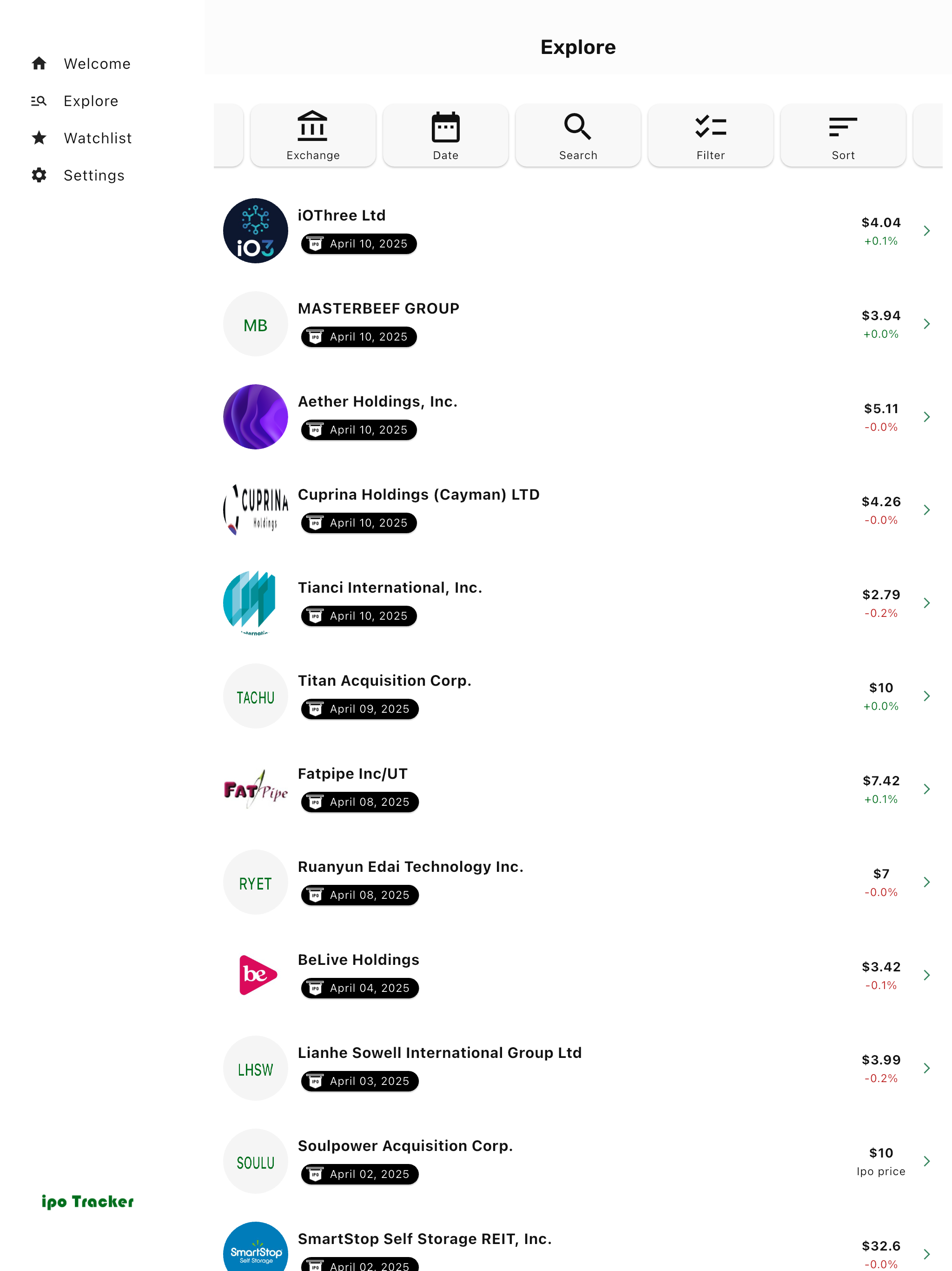IPO Tracker