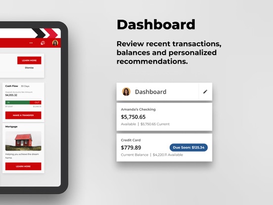 Cardinal Mobile Banking iPad screenshot 6 - Finance app