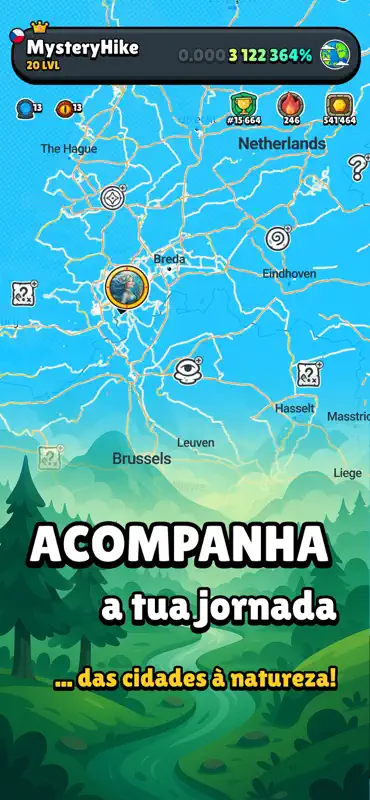 MysteryHike: Viajar & Explorar screenshot 3 of 6