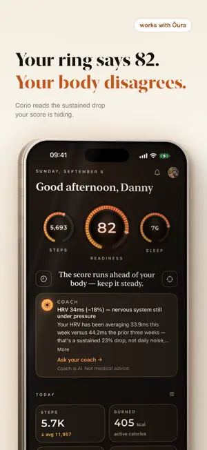 Corio: Why Your HRV Dropped screenshot 2