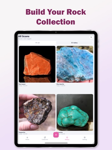 Rock Identifier - Crystal Scan iPad screenshot