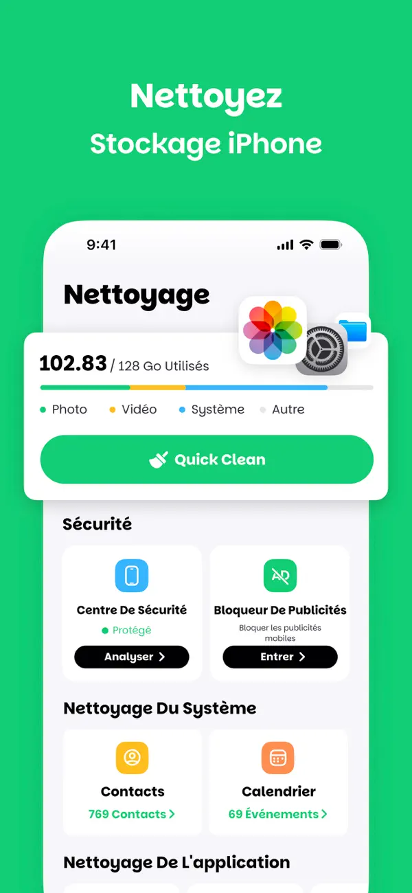 Screenshot #1 pour Deep Cleaner - Nettoyage