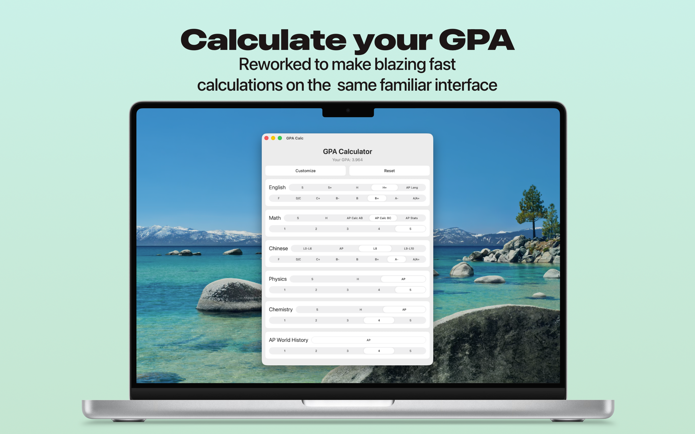 GPA Calculator by Michel