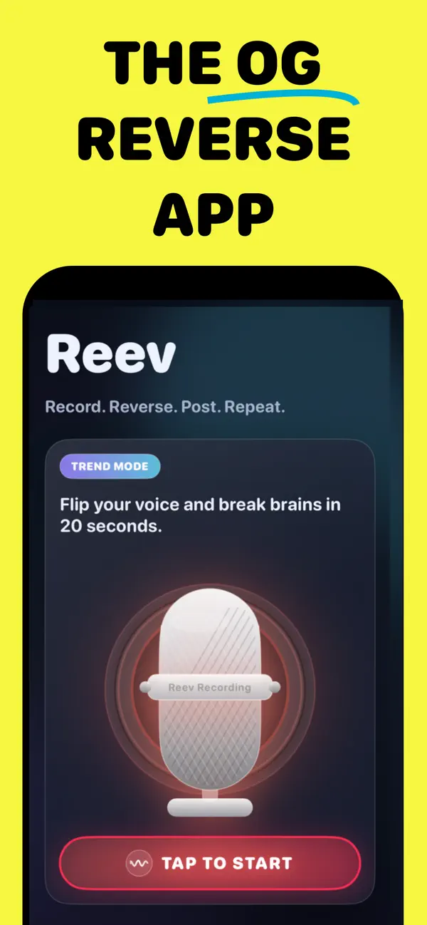 Screenshot #2 pour REEV - The OG Reverse Audio