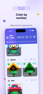 Pop Color Art: Paint by Number screenshot 2