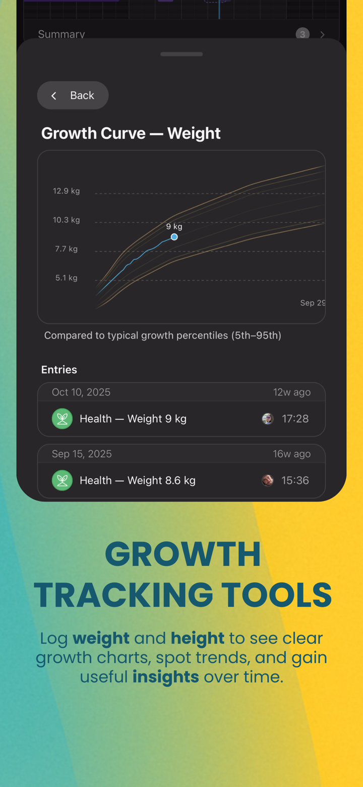 Nurtura Daily: Baby Tracker screenshot 8