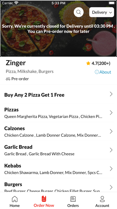 Zinger. Screenshot