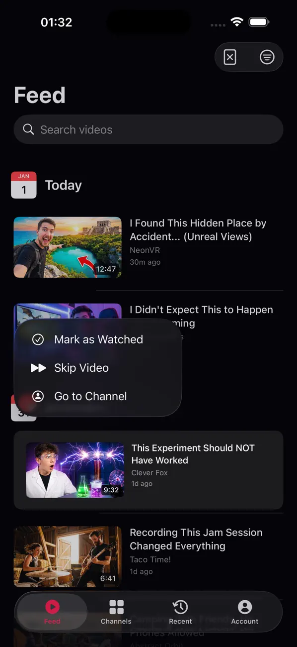 Screenshot #2 pour MeTube - Your Channels Only