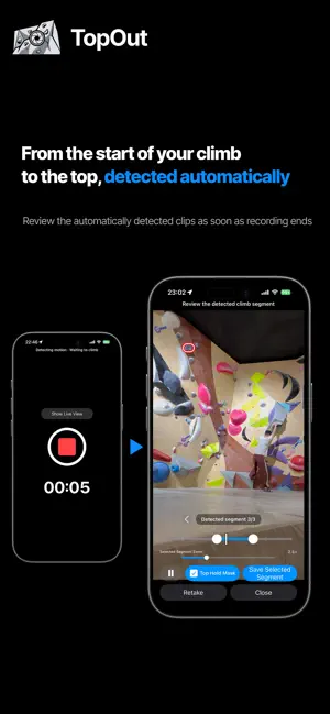 TopOut: Climbing Camera screenshot 1