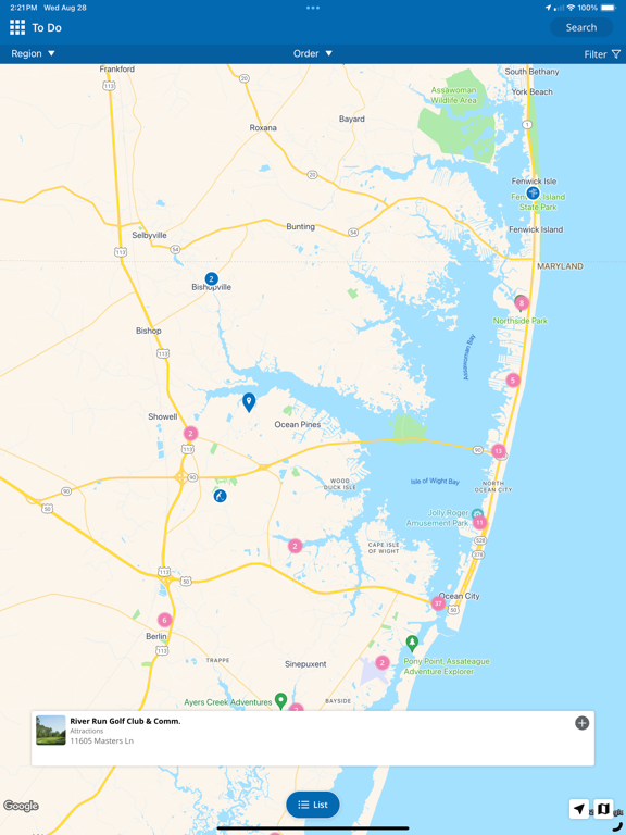 Discover Ocean City iPad screenshot 5 - Travel app