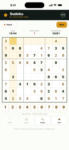 Sudoku by ChalkBee screenshot 3