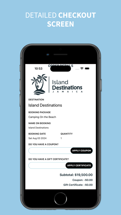 Island Destinations Screenshot