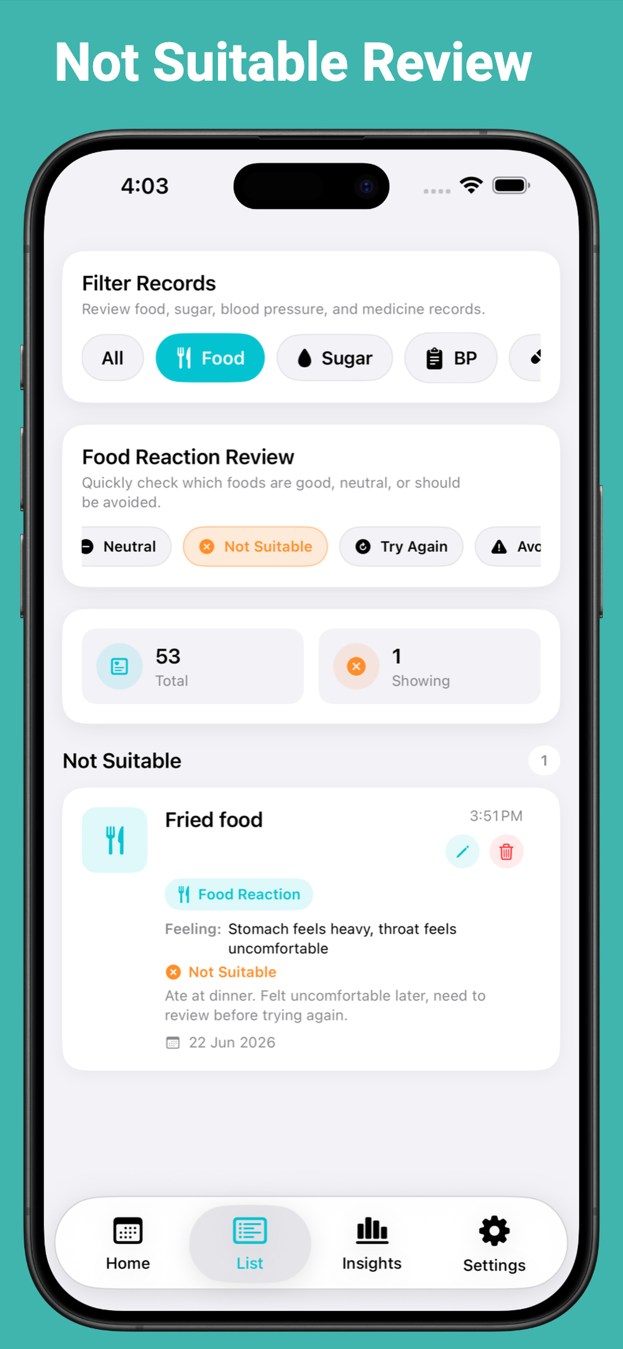 Health Track RUIX screenshot 4